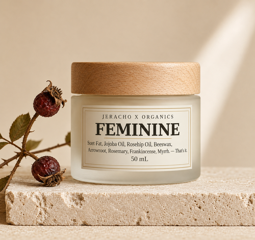 Jeracho X Organics Feminine Tallow Balm